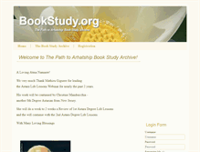 Tablet Screenshot of bookstudy.org